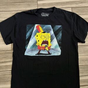 Sponge Bob SquarePants Black Graphic T-Shirt